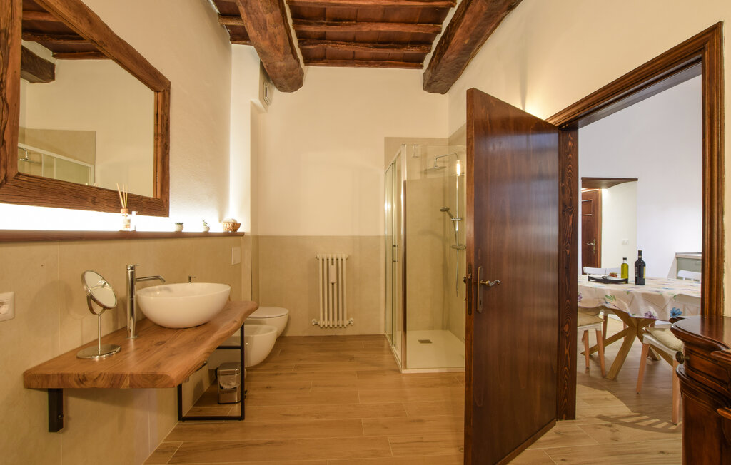 bagno del appartamento vacanze arezzo