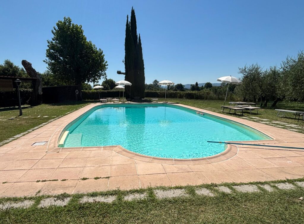 piscina in casa vacanze in Toscana